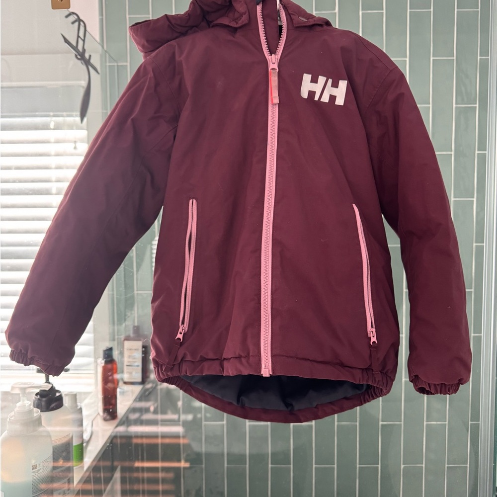 Helly Hansen Maroon Winter Jacket (kids size 8)